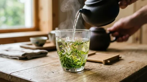 綠茶沖泡的科學:水溫與時間的完美平衡
