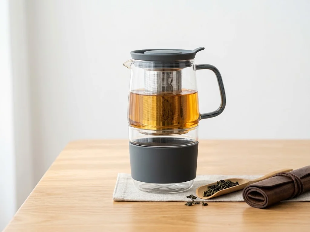 一體式快客杯特寫 — Integrated quick cup teaware close-up