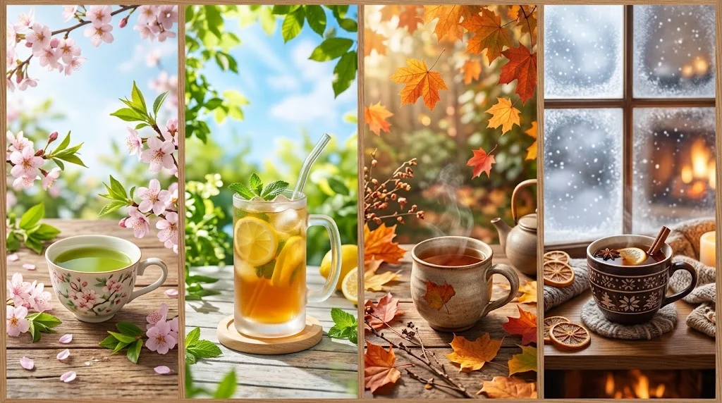 四季飲茶指南：春夏秋冬各喝什麼茶？