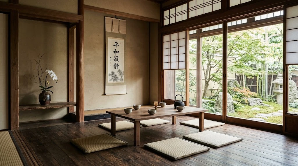 茶席空間佈置 | Tea table space arrangement