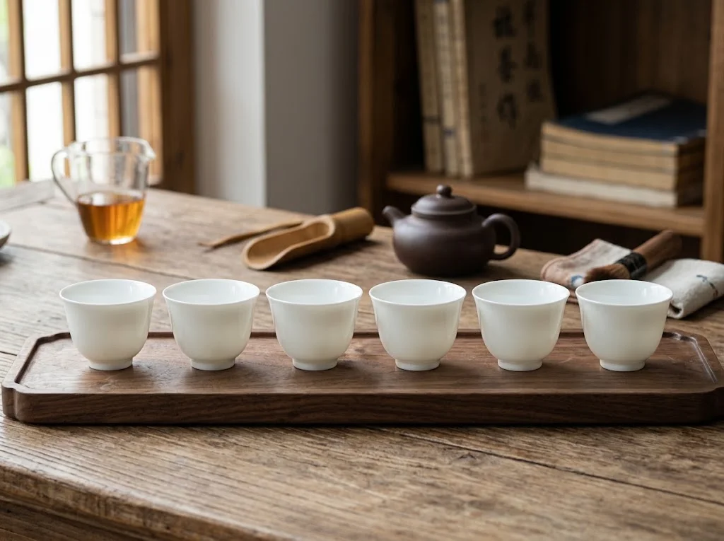 白瓷品茗套組